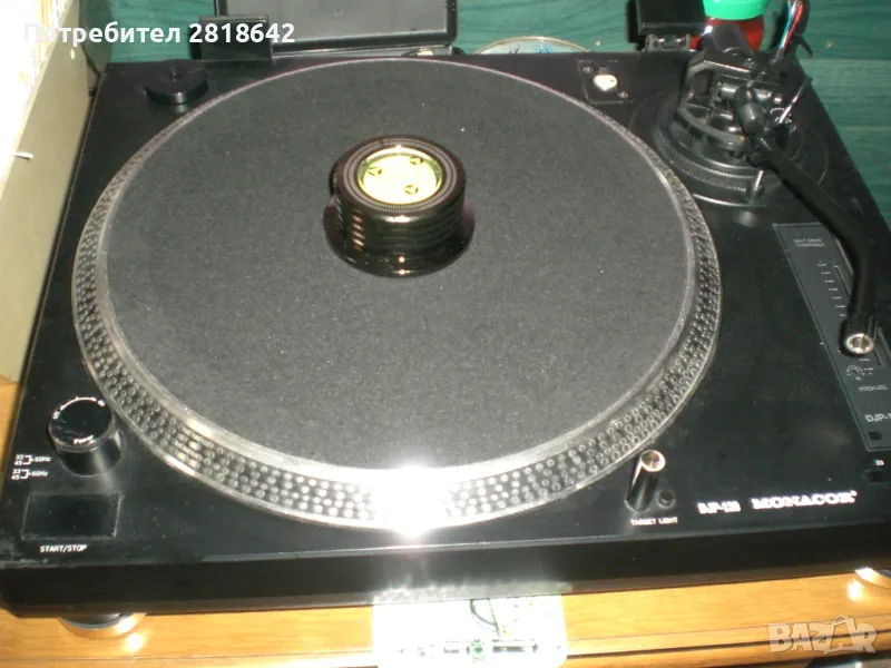 Грамофон DJP120 MONAKOR за ремонт или за части, снимка 1