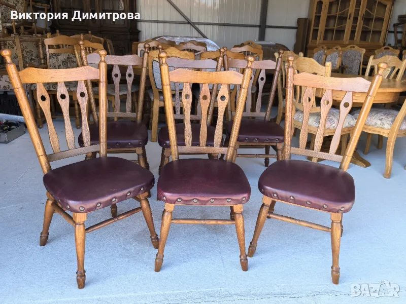 Комплект от 6 трапезни стола , снимка 1