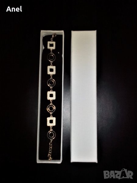 Елегантна гривна Black & White, снимка 1