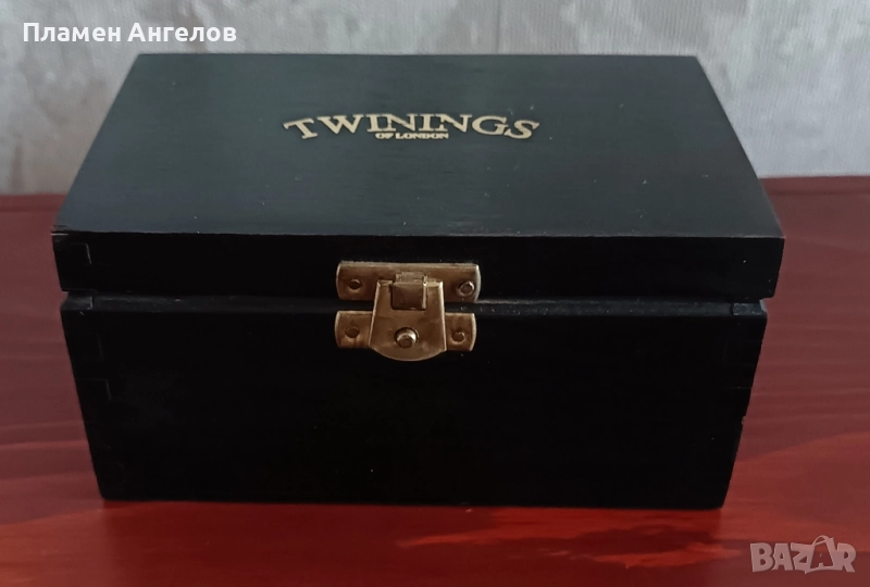 Дървена кутия от чай Twinings, снимка 1