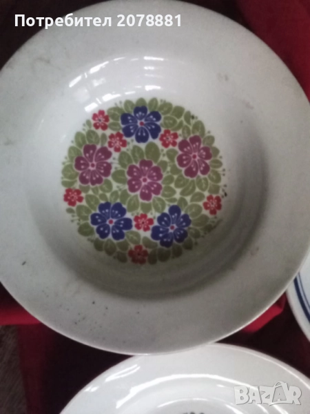 Порцеланови чинии маркирани за количество отстъпка, снимка 1