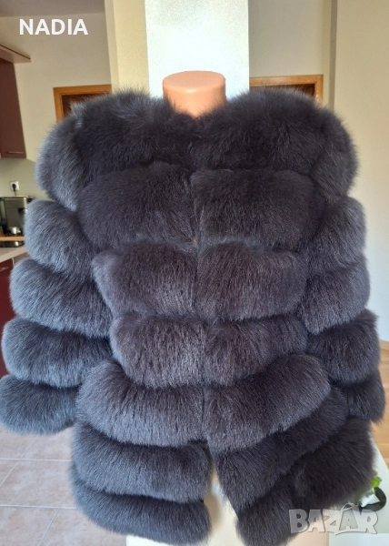 Палто с естествен косъм, снимка 1