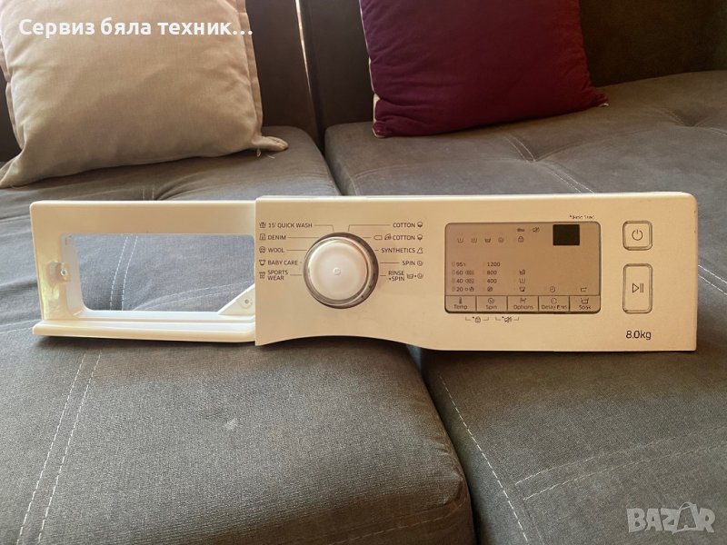 Продавам отлична управляваща платка за пералня SAMSUNG WW80J3283 - 8 кг, снимка 1
