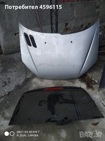 Преден капак и задно стъкло за Peugeot 206, снимка 1