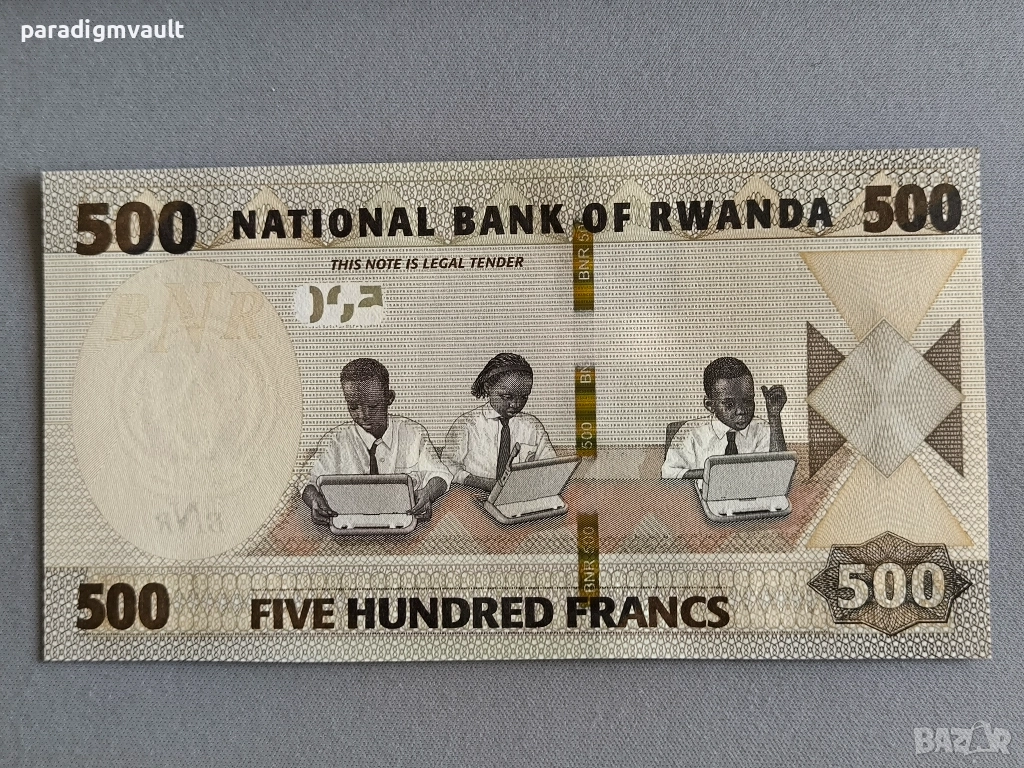 Банкнота - Руанда - 500 франка UNC | 2019г., снимка 1