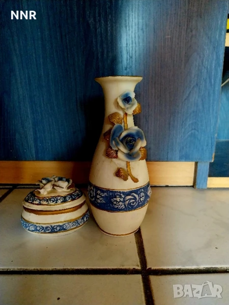 Вазичка и кутийка за бижута / дреболии, снимка 1