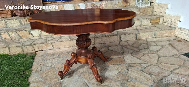 Старинна барокова маса, снимка 1