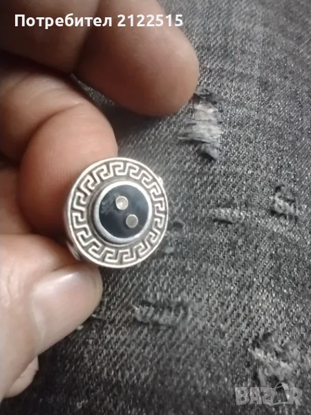 дамски сребърен пръстен, снимка 1