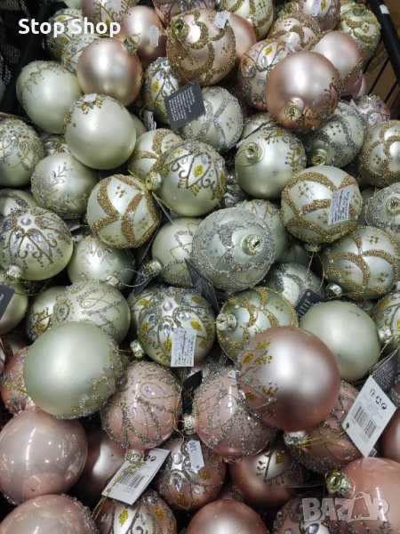 Стъклени коледни топки , снимка 1
