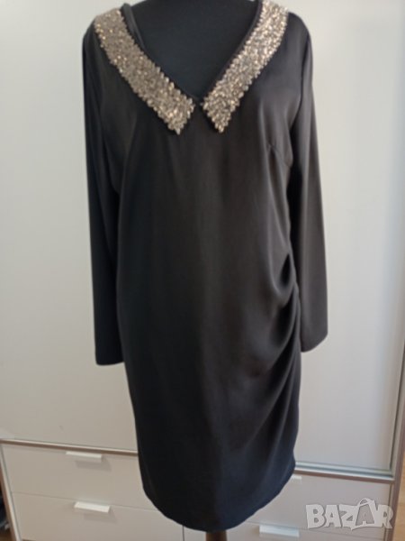Официална черна рокля 42/L Нова, снимка 1