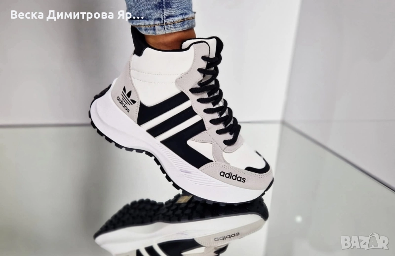 Дамски зимни обувки с дебел пух , снимка 1