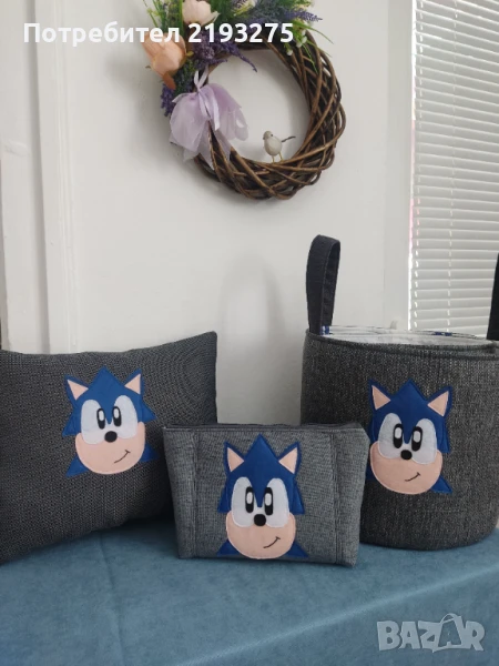 Детски комплект Соник, снимка 1