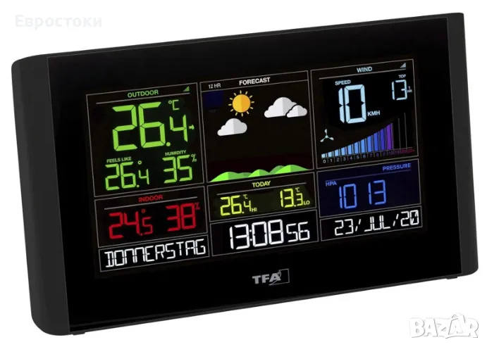 Безжична метеорологична станция TFA Dostmann Breeze WiFi 35.8001.01, снимка 1