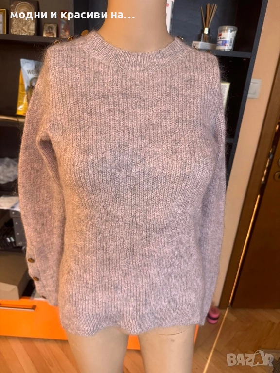 Пуловер Neo Noir(мохер и вълна), размер М, снимка 1