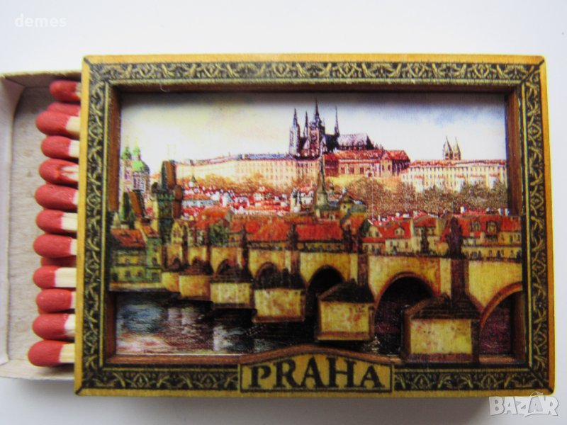 Магнит-кибрит от Прага, Чехия - 32, снимка 1