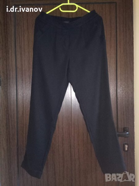 черен спортен панталон с ластик в кръста , снимка 1