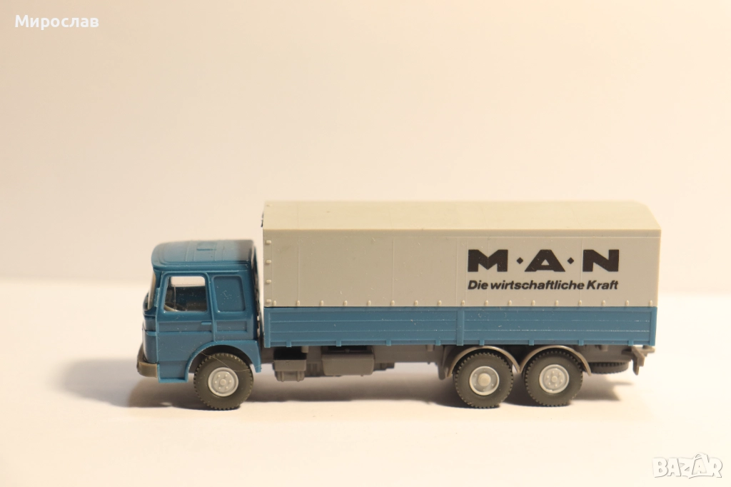 WIKING H0 1/87 MAN КОЛИЧКА КАМИОН МОДЕЛ, снимка 1