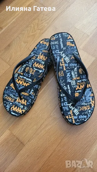 Нови чехли джапанки DKNY 39-40 номер реална цена 112лв, снимка 1