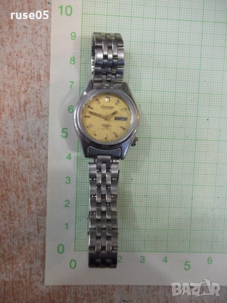 Часовник "CITIZEN" дамски автомат с верижка работещ, снимка 1