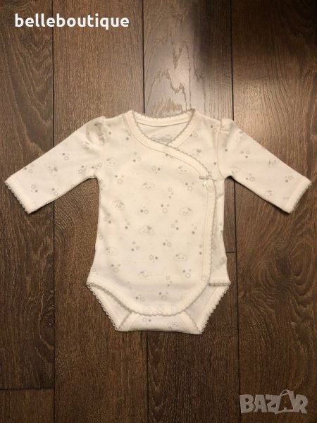 Бебешко боди за новородено с дълъг ръкав 50 см. Mayoral Майорал, снимка 1