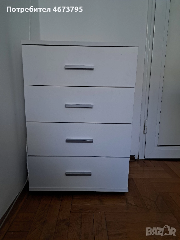 Шкаф с 4 чекмеджета, снимка 1