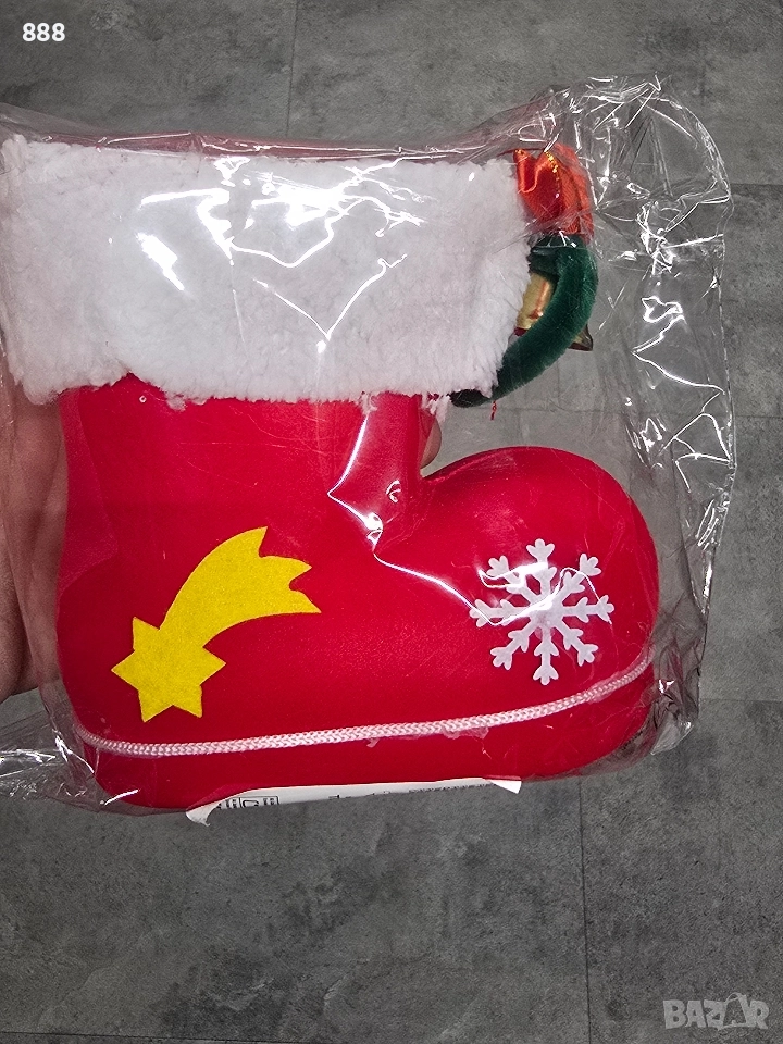 коледни ботушки и стикери декорация , снимка 1