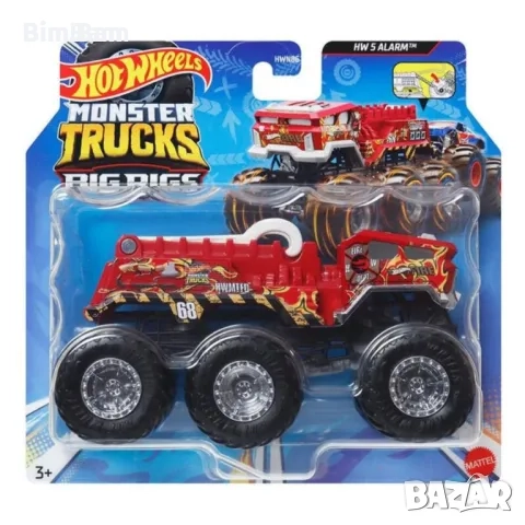 Количка Hot Wheels Monster Truck - Big Rigs / HW 5 Alarm, снимка 1