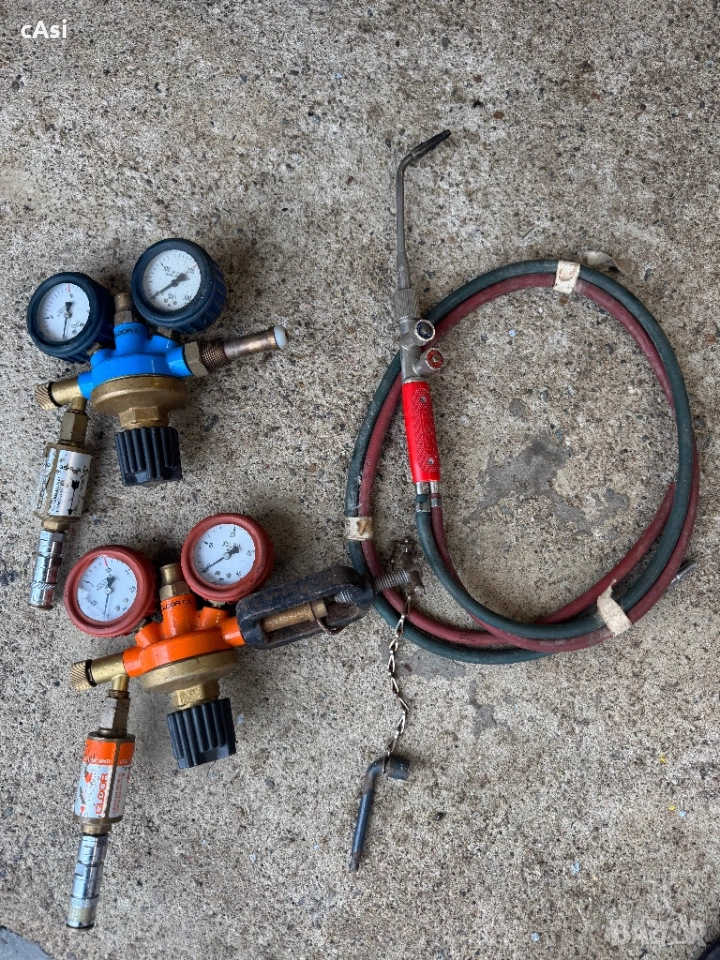 Продавам Gloor редуцил вентил + Бренера, снимка 1