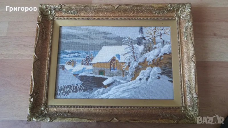 Гоблен"Зимна молитва" от колекциите на Вилер, снимка 1