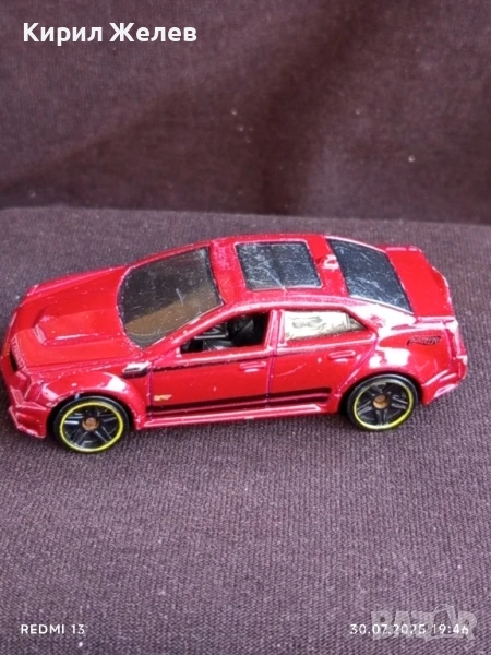 Метална количка CADILLAC CTS-V много красива за КОЛЕКЦИЯ 41731, снимка 1