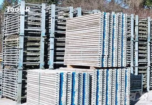  Фасадно скеле, skele pod naem, тръбно поцинковано рамково под наем , снимка 1