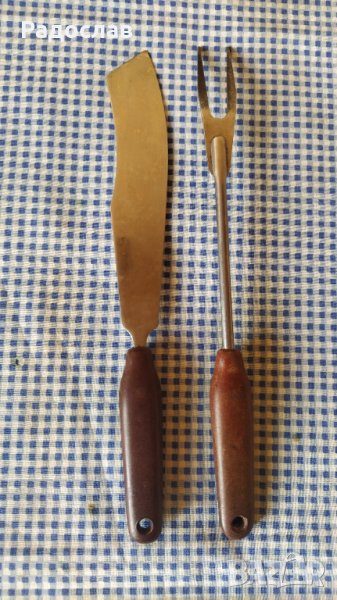 СССР готварска вилица и нож, снимка 1
