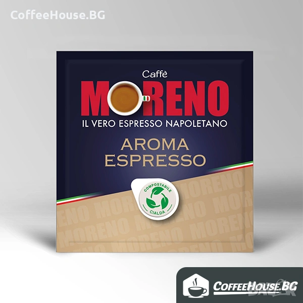 Кафе дози (чалди) за ситема ESE 44мм. - Moreno Aroma Espresso 30бр., снимка 1