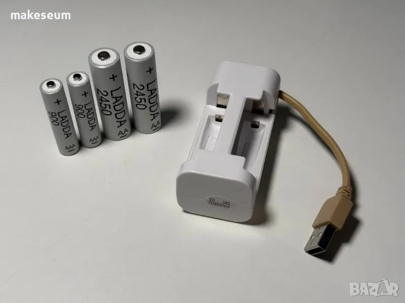 IKEA LADDA презареждаеми Ni-MH батерии AAA AA, снимка 1