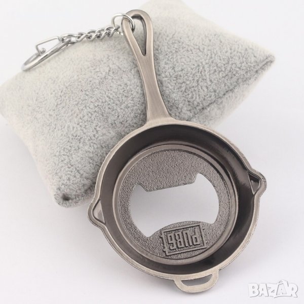 Ключодържател PUBG – тиган с отварачка (PlayerUnknown’s Battlegrounds), снимка 1