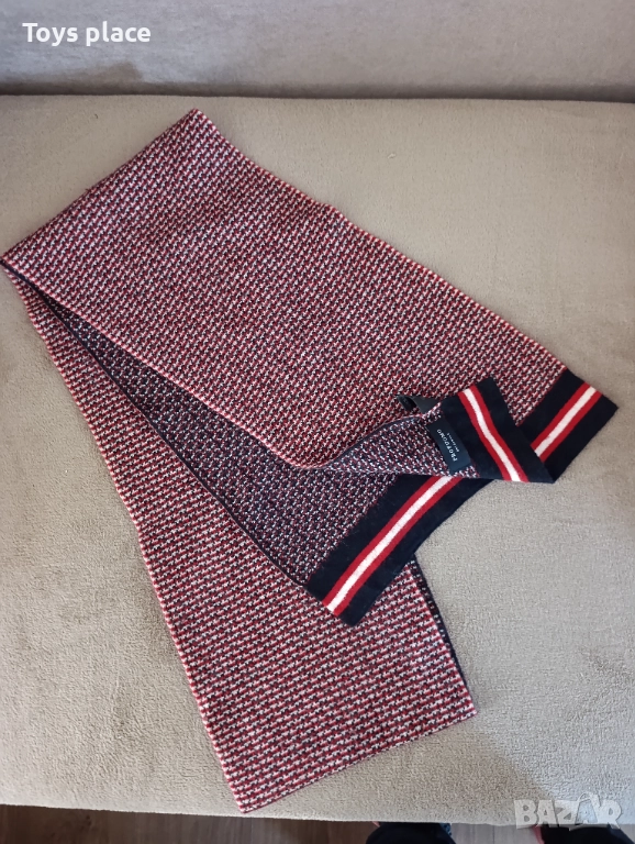 Луксозен италиански мъжки кашмирен шал Profuomo, снимка 1