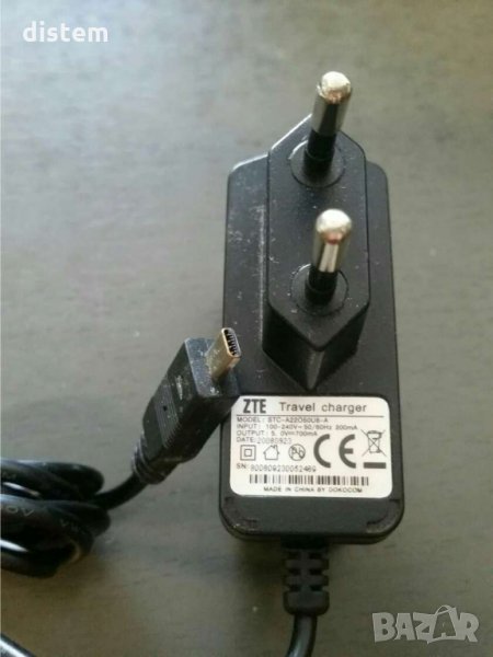 Зарядно Zte Charger STC-A22050U8-A 8pin, снимка 1