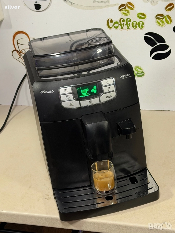 Кафемашина кафе автомат Saeco INTELİA one с гаранция, снимка 1