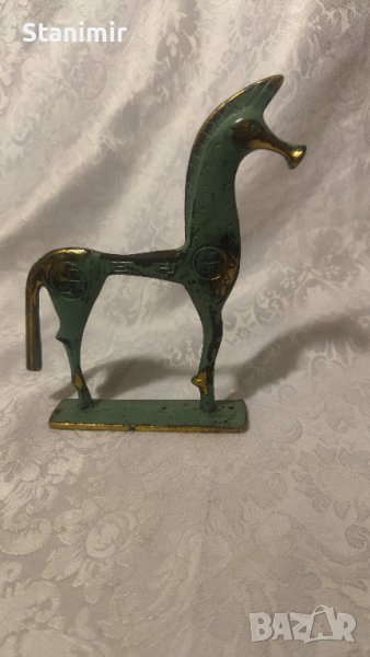 Скулптура Етруски кон , снимка 1