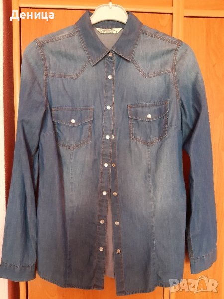 Дамска дънкова риза, снимка 1