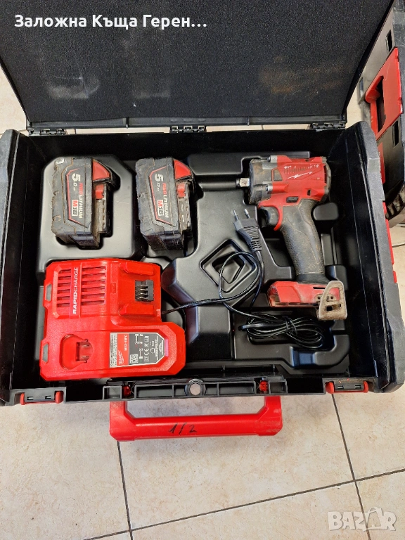 Гайковерт Milwawkee М18-FIW2F12, снимка 1