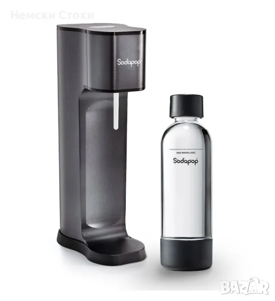 Машина за сода Sodapop Joy Prestige, 2 стъклени бутилки и CO2 цилиндър, снимка 1