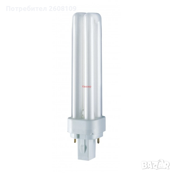 OSRAM DULUX D 26 W/840 G24d-3 1800 lm 4000 K - 10 броя, снимка 1