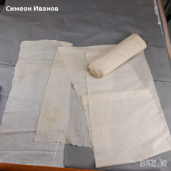 Топче копринен кенар за кърпи ризи плат платно B0163, снимка 1