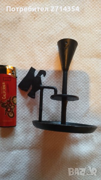 Красив свещник от ковано желязо , снимка 1