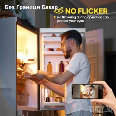 Нов комплект 2 броя  E14 7W Димируема Крушка - Топло Бяла, за Уреди, снимка 4 - Крушки - 43361913