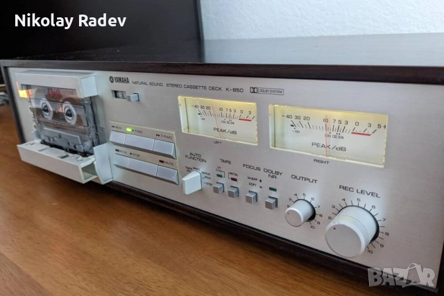 1980 Yamaha K-850 Cassette Deck, снимка 1