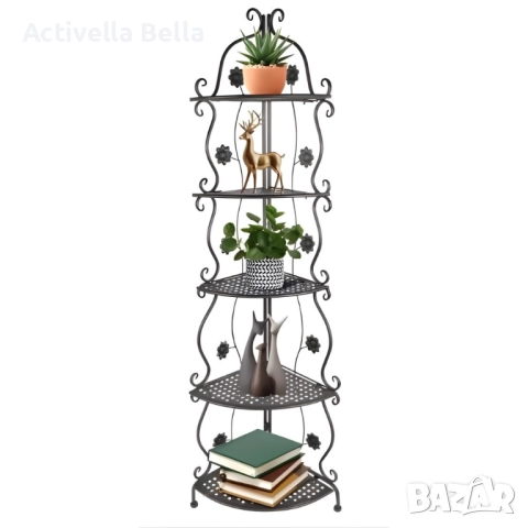 Елегантен ъглов рафт – стилно решение за максимално използване на пространството, снимка 5 - Етажерки - 52927119