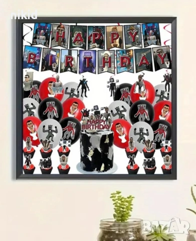 Skibidi Toilet Скибиди Тойлет vs тоалетна детски 5D гоблен диамантен картина мозайка схема камъчета, снимка 2 - Гоблени - 53111891