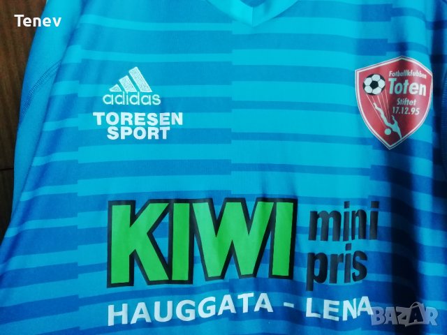 Fotballklubben FK Toten Adidas оригинална вратарска тениска фланелка , снимка 3 - Тениски - 38088181